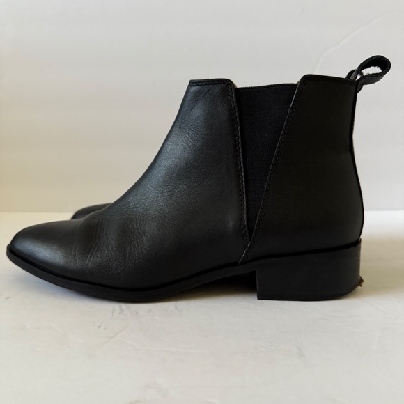 Nisolo Eva Everyday Black Leather Chelsea Boots Size 8 - Picture 6 of 13